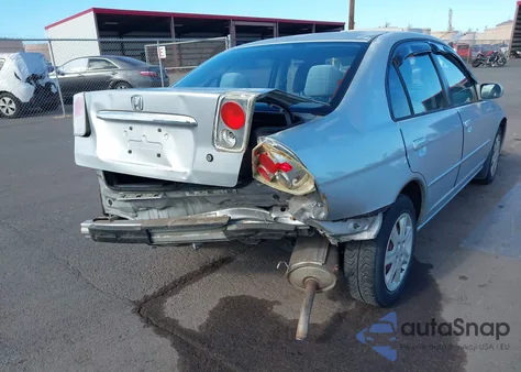 2003 Honda Civic Ex from USA, damaged, VIN 2HGES25773H551514